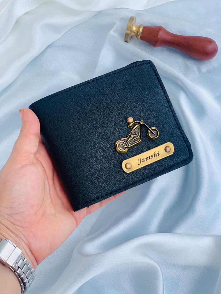 Name Men Leather Wallet